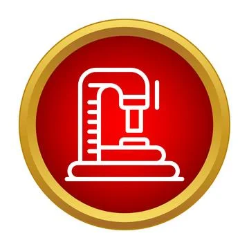 Lab microscope equipment symbolizing scientific research and analysis Stock Illustration