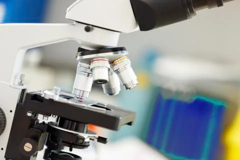 Lab microscope Stock Photos