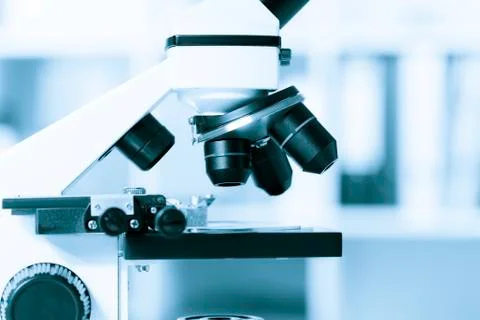 Lab microscope Stock Photos