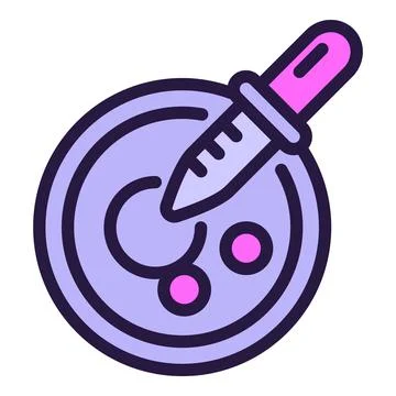 Lab pipette icon outline vector. Genetic dna イラスト素材