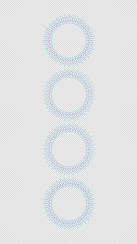 Lab research radiating empty infographic template animation Stock Footage 340283969