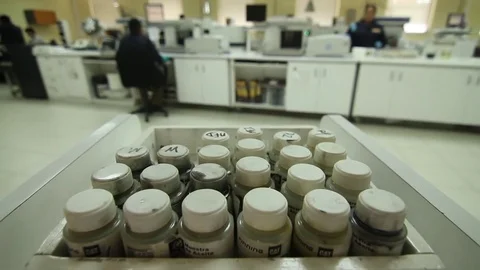 Lab samples Stock Footage 77046581