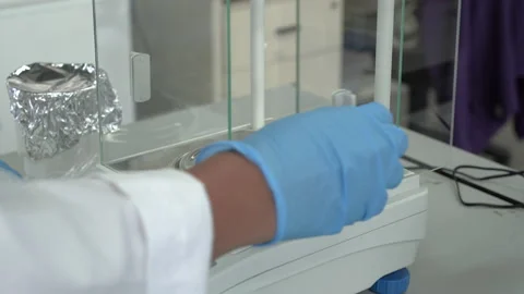 Lab scale Stock Footage 191465318