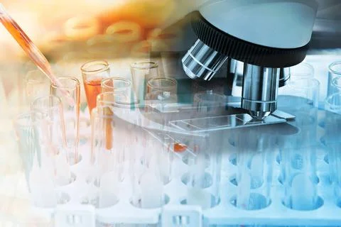 Lab science research Stock Photos