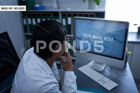 Lab Screen PSD Template