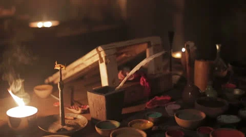 Lab of sorcerer 스톡 동영상 25334194