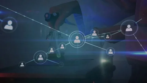 Lab tech in lab coat and gloves handling pipette over vial on bench, network Stock Footage 331026169