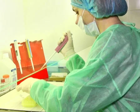 Lab Technician in Laboratory 2 Stock Footage 36116459