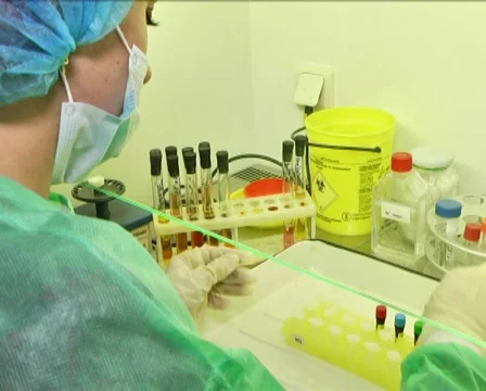 Lab Technician in Laboratory 4 Stock Footage 36116473
