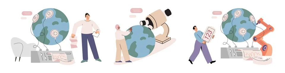 Lab test. Experimental methods are employed to test scientific theories Stock Illustration