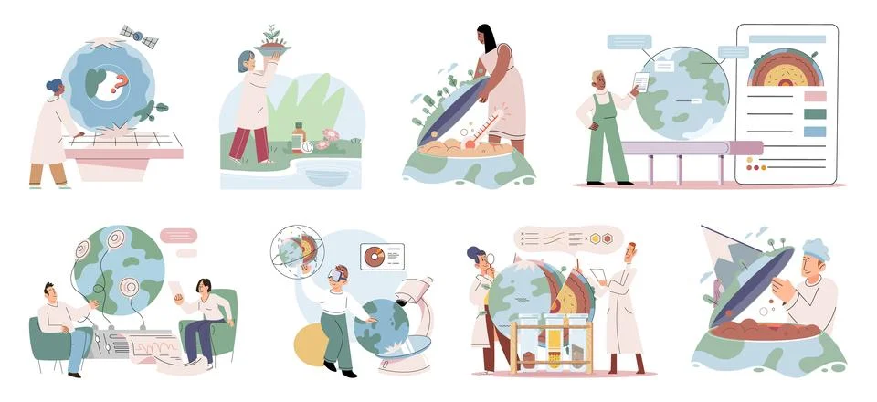 Lab test. Learning from past experiments is essential for improving future 스톡 일러스트