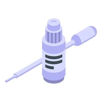 Lab test result icon isometric vector. Laboratory analysis Stock Illustration