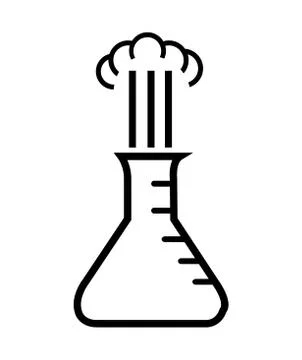Lab test tube icon Illustrazione stock