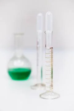 Lab test tubes Stock Photos