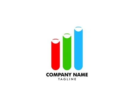 Lab tube vector icon logo design Stock Illustration