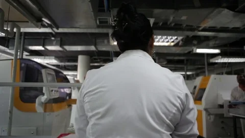 Lab workers Stock Footage 77046736