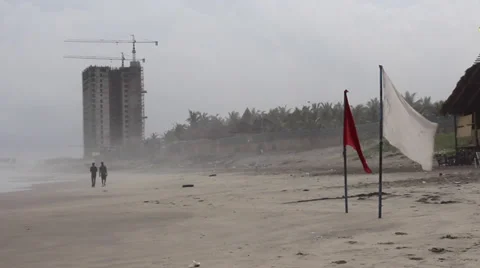 Labadi beach, ghana Stock Footage 38239154