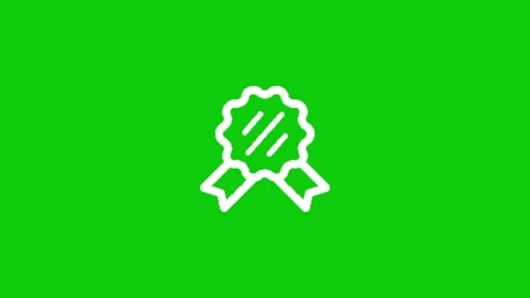 Label animation on green screen 库存影片 332338553