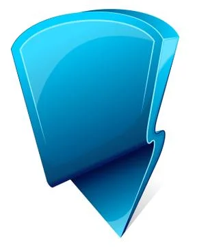 Label with arrow Illustrazione stock