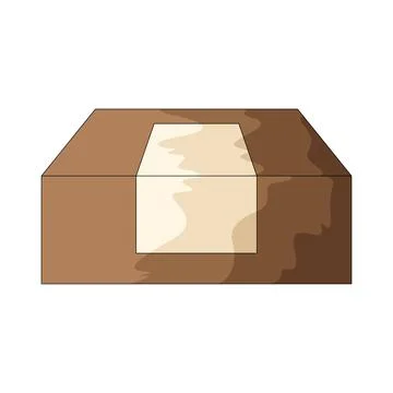Label box illustration 库存插图