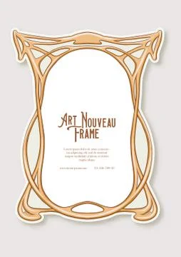 Label, decorative frame, border. Stock Illustration