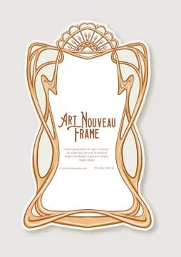Label, decorative frame, border. Stock Illustration