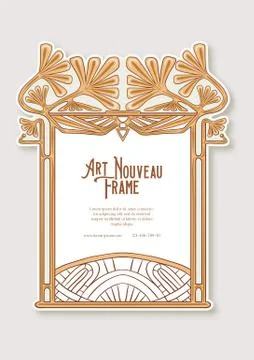 Label, decorative frame, border. Stock Illustration