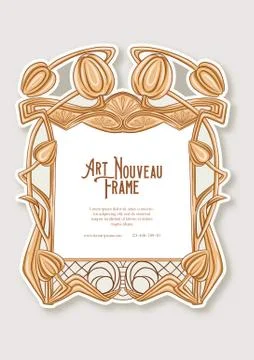 Label, decorative frame, border. Stock Illustration