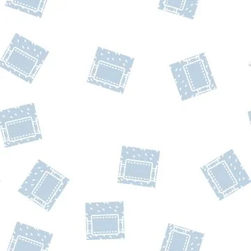 Label denim glyph seamless pattern Stock Illustration