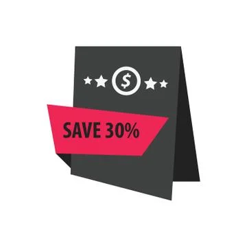 Label Design  black, pink Stock Illustration