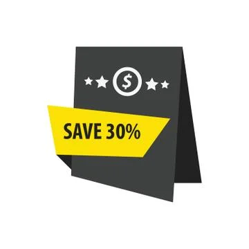 Label Design  black, yellow Illustrazione stock