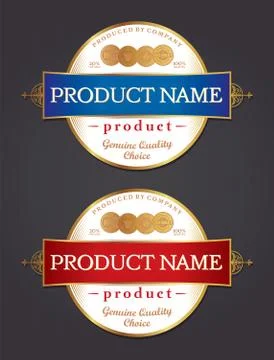 Label design template 스톡 일러스트
