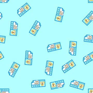 Label electricity vector seamless pattern Illustrazione stock