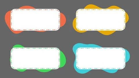 Label Element with Liquid Background for Banner or Sign Label Stock Illustration