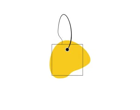 Label Flat Icon on white background in vector illustration Stock Illustration