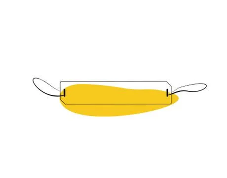 Label Flat Icon on white background in vector illustration Stock Illustration