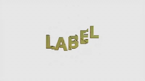 LABEL Stock Footage 307981656