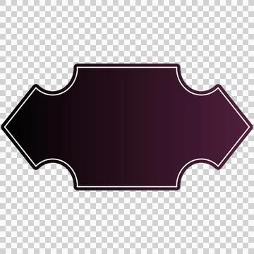 Label frame Illustrazione stock
