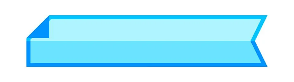 Label frame simple, blue label tag rectangular for text frame 스톡 일러스트