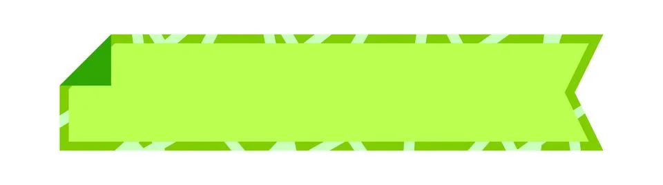 Label frame simple, green label tag rectangular for text frame Stock-Illustration