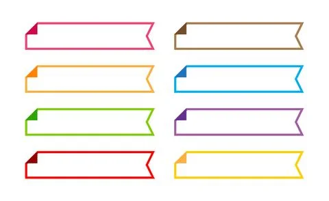 Label frame simple, label tag rectangular for text frame Stock-Illustration