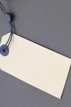 The label on a gray background Stock Photos