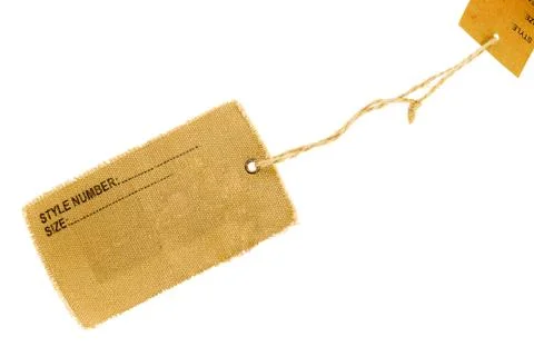 Label isolated on a white background Stock Photos