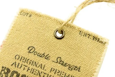 Label isolated on a white background Stock Photos