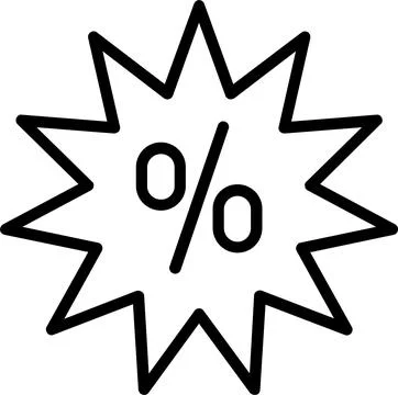 Label Line Icon Design Stock Illustration