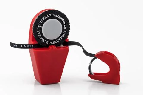 Label maker 01 Stock Photos