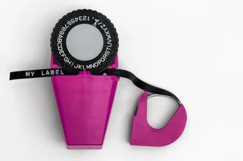 Label maker 04-pink Stock Photos