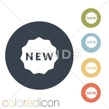 Label new. Иллюстрация