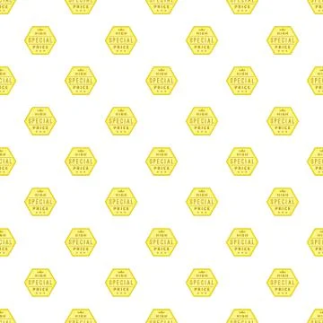 Label premium quality pattern, cartoon style Stock Illustration