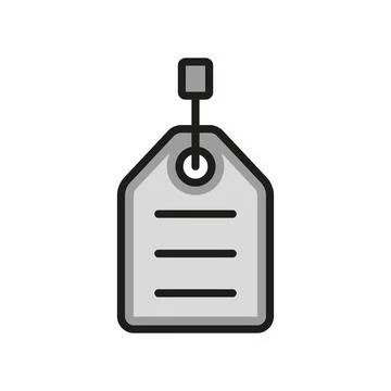 Label price tag icon vector design templates simple and modern Stock Illustration